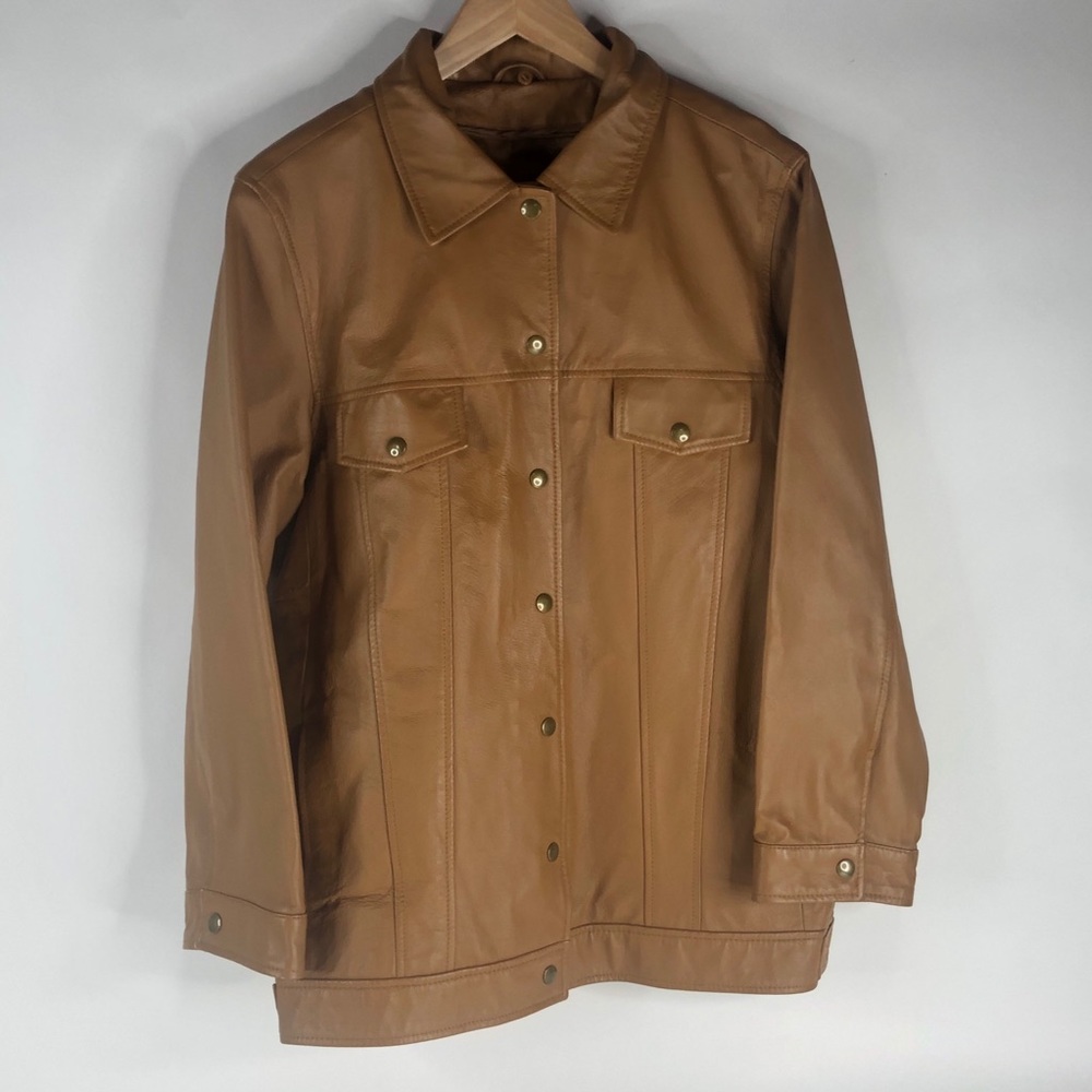 Terry Lewis Vintage Style Leather Jacket Men’s M